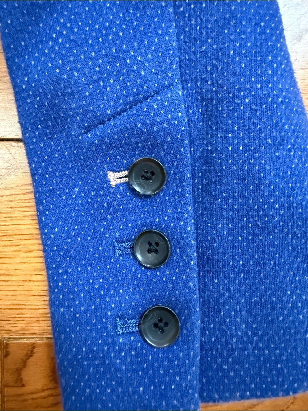 Boden Emilia Ponte Blue One Button Blazer - Picture 5 of 11